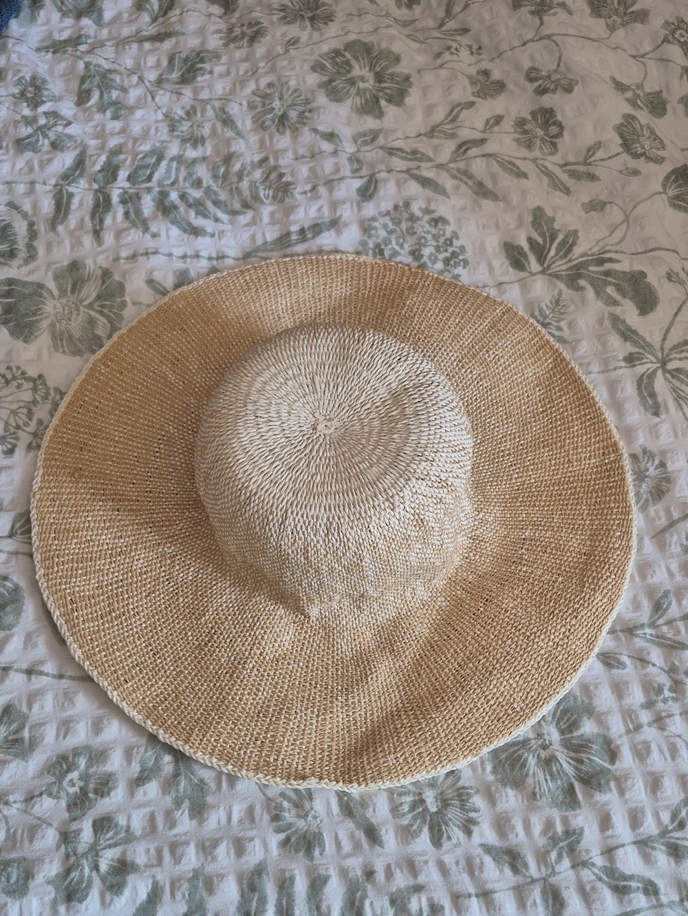 🍁 3/$25 Wide-Brim Straw Sun Hat - Natural